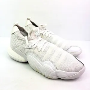Adidas Trae Young 2.0 Mens Size 11 Triple White Basketball Sneaker Shoes H03844