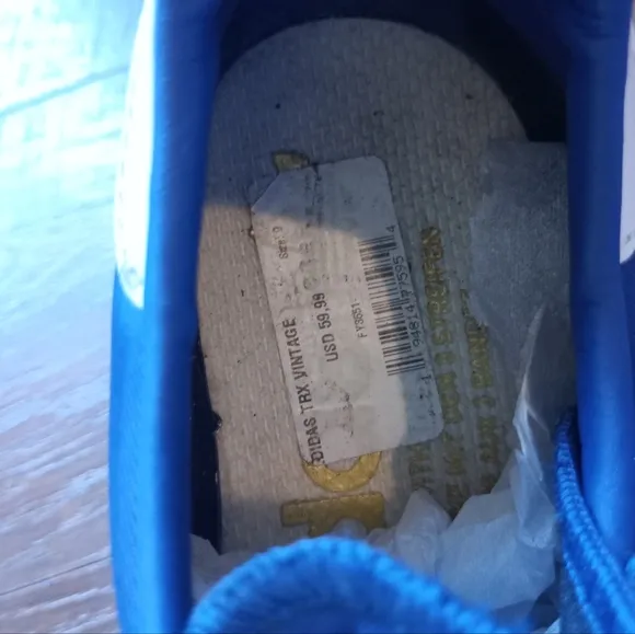 Adidas TRX vintage Men's Blue Sneakers size 9