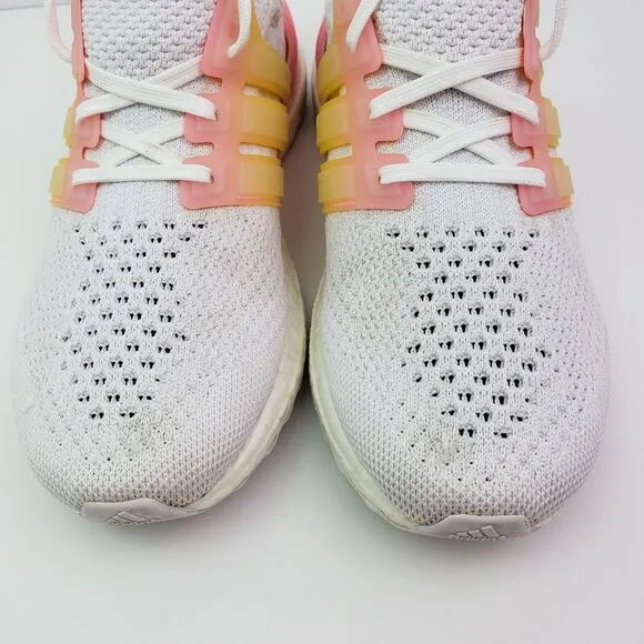 Adidas UltraBoost 5.0 DNA Womens Size 6.5 White Pink Sneaker Shoes GX9762