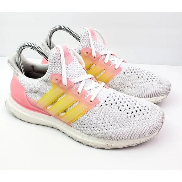 Adidas UltraBoost 5.0 DNA Womens Size 6.5 White Pink Sneaker Shoes GX9762