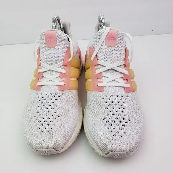 Adidas UltraBoost 5.0 DNA Womens Size 6.5 White Pink Sneaker Shoes GX9762