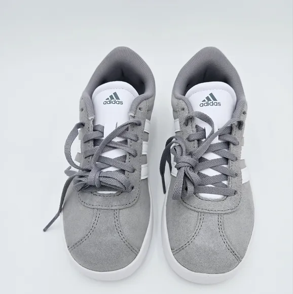 Adidas VL COURT 3.0 Ligth Grey/White Kids Shoes ID6314