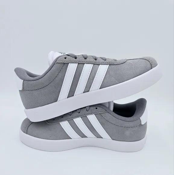 Adidas VL COURT 3.0 Ligth Grey/White Kids Shoes ID6314