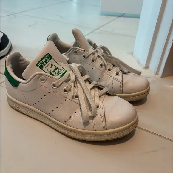 Adidas White Stan Smith Sneakers Classic Design