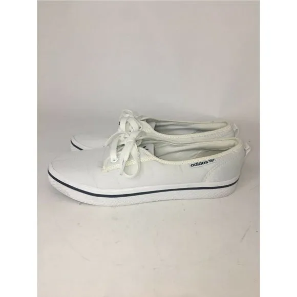 Adidas Women Sneaker White Casual Comfy Shoes Flat