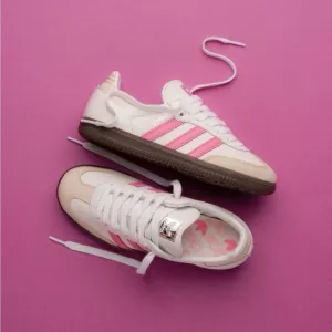ADIDAS Women's Samba Lucid Pink and White Sneakers