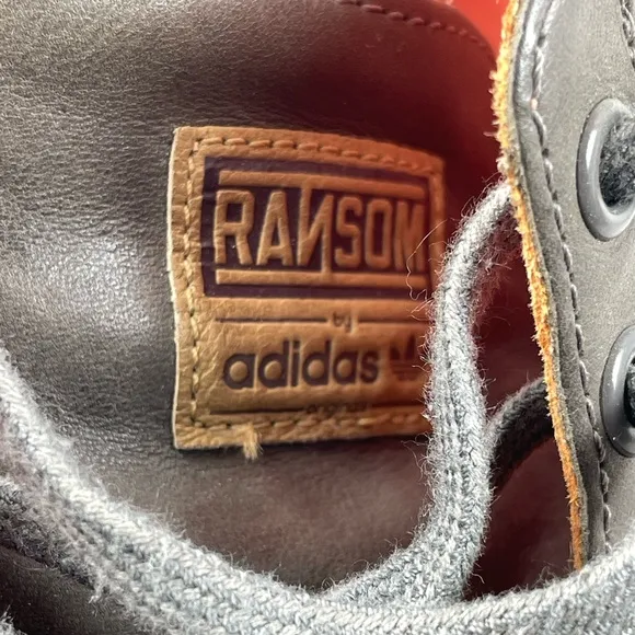 ADIDAS X RANSOM THE CREEK Leather Boots Hi Tops Men's US 9 UK 8.5