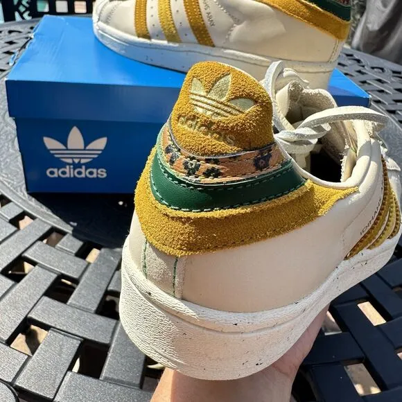 Adidas Yara Shahidi x Superstar Cream Legacy Gold Men's Shoes GZ2764 Size 4