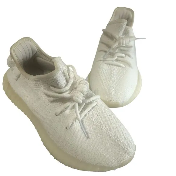 Adidas Yeezy Boost 350 V2 CP9366 Triple White Running Shoes Sneakers Size 6