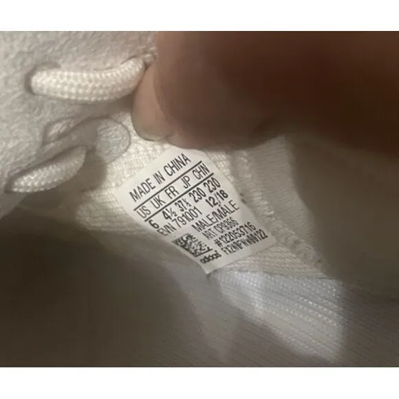 Adidas Yeezy Boost 350 V2 CP9366 Triple White Running Shoes Sneakers Size 6