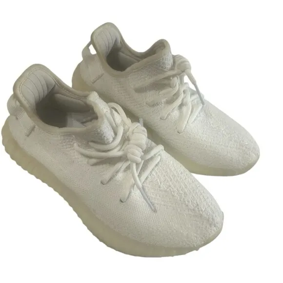 Adidas Yeezy Boost 350 V2 CP9366 Triple White Running Shoes Sneakers Size 6