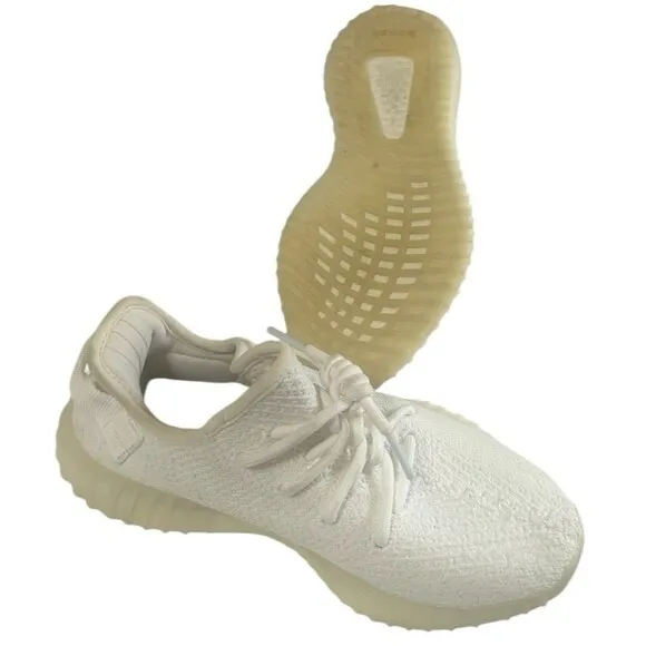 Adidas Yeezy Boost 350 V2 CP9366 Triple White Running Shoes Sneakers Size 6