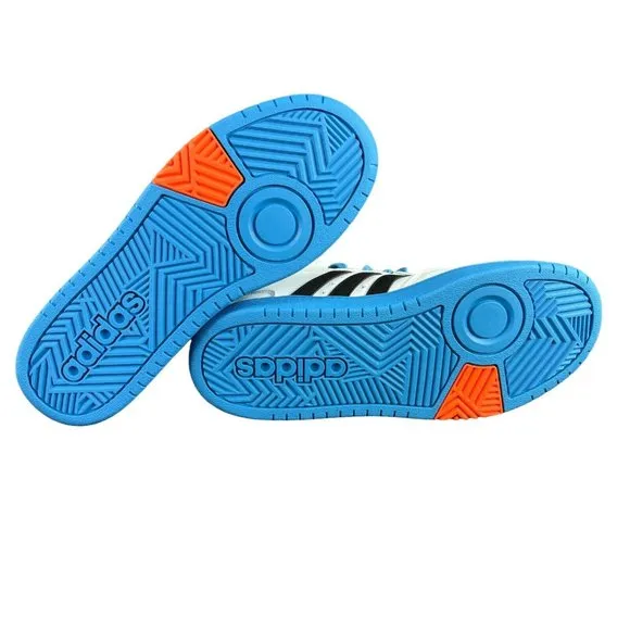 Adidas Youth Hoops Mid 3.0 Mickey White Blue Shoes GY6634 Size 1 - 6 K (GS)