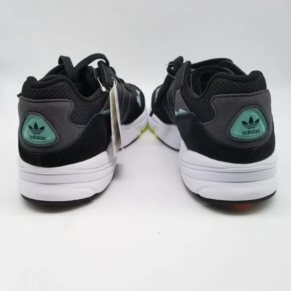 Adidas Yung-96 Black White Mint Athletic Sneakers Shoes BD8042 Size 9