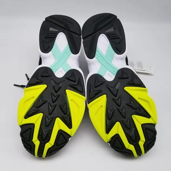 Adidas Yung-96 Black White Mint Athletic Sneakers Shoes BD8042 Size 9
