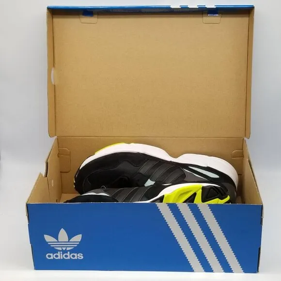 Adidas Yung-96 Black White Mint Athletic Sneakers Shoes BD8042 Size 9