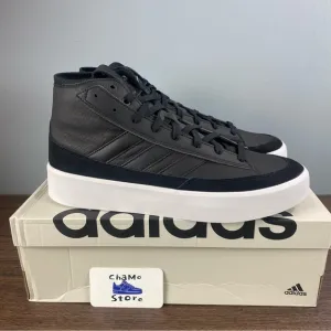 Adidas ZNSOREDHi Leather Sneaker Shoes Black White IG0437 Men’s Sz 11.5