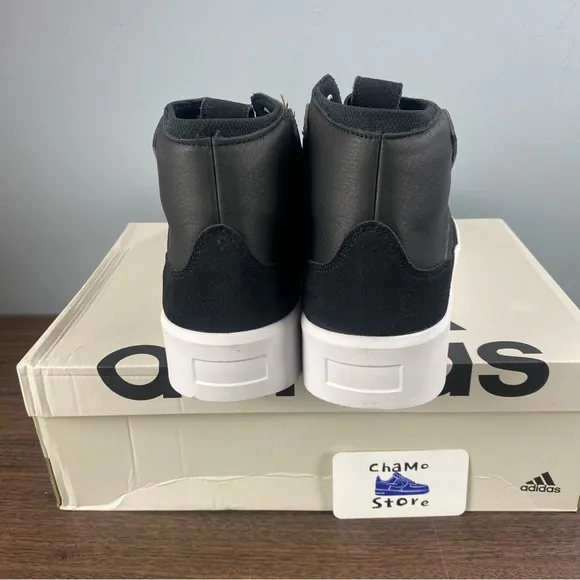 Adidas ZNSOREDHi Leather Sneaker Shoes Black White IG0437 Men’s Sz 11.5