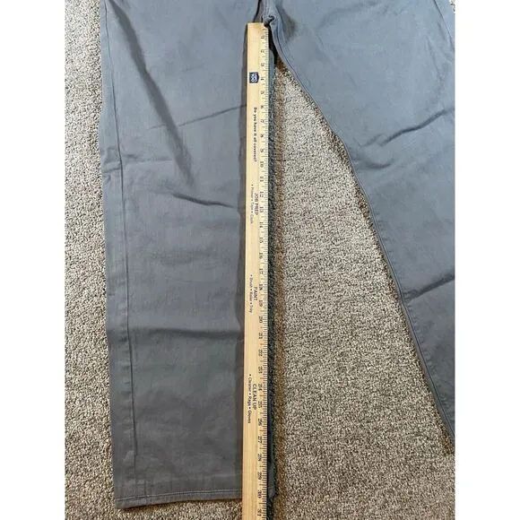 AG Adriano Goldschmied Pants Mens 40x34 The Protege Grey Denim Jean Straight Leg