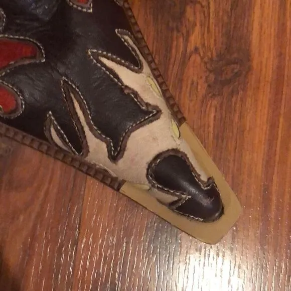 Agnes Florence Hand crafted unique cowboy boots ￼38