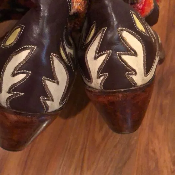 Agnes Florence Hand crafted unique cowboy boots ￼38