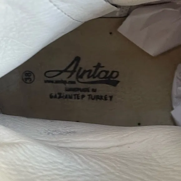 Aintap handmade barefoot leather boots size 38
