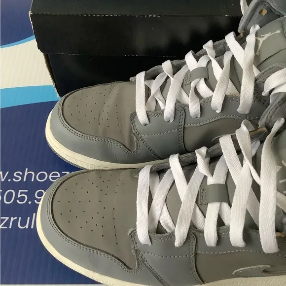 Air Jordan 1 Mid Cool Grey Kids 7y