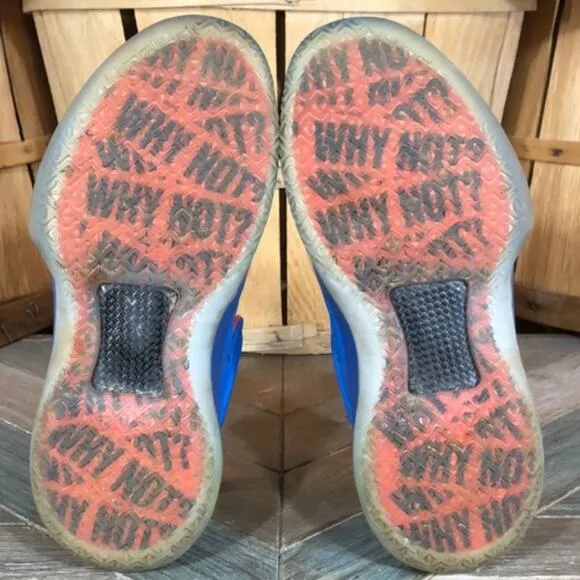 Air Jordan 32 BG Russell Westbrook Blue AA1254-400 Basketball Shoes Boys Size 5