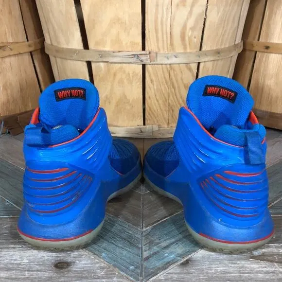 Air Jordan 32 BG Russell Westbrook Blue AA1254-400 Basketball Shoes Boys Size 5