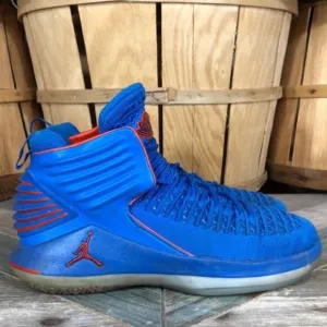 Air Jordan 32 BG Russell Westbrook Blue AA1254-400 Basketball Shoes Boys Size 5