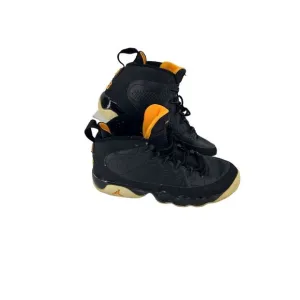 Air Jordan 9 Retro &quot;Citrus&quot; 2010 Black/Yellow Kids Sneaker Size 7Y 7 Youth