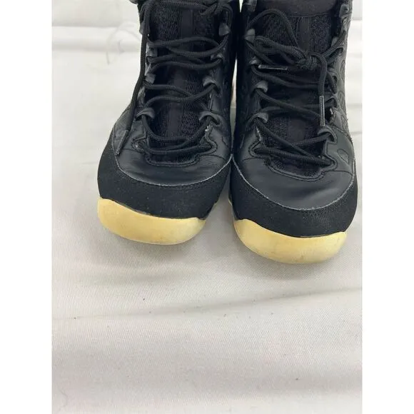 Air Jordan 9 Retro &quot;Citrus&quot; 2010 Black/Yellow Kids Sneaker Size 7Y 7 Youth