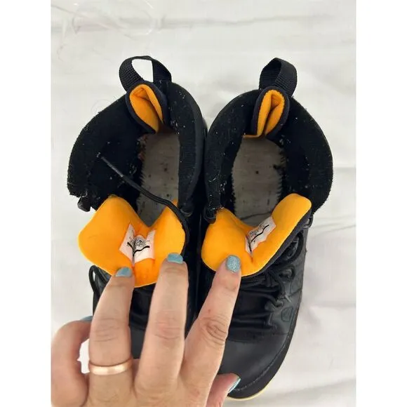 Air Jordan 9 Retro &quot;Citrus&quot; 2010 Black/Yellow Kids Sneaker Size 7Y 7 Youth
