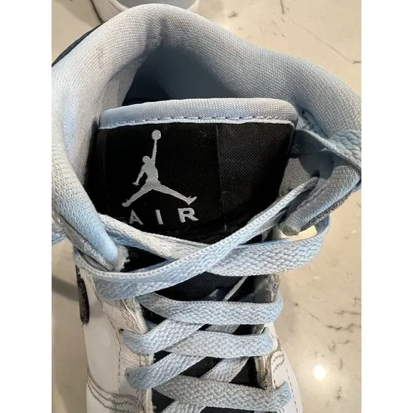 Air Jordan Nike Shoes Youth Light Blue Size 7Y