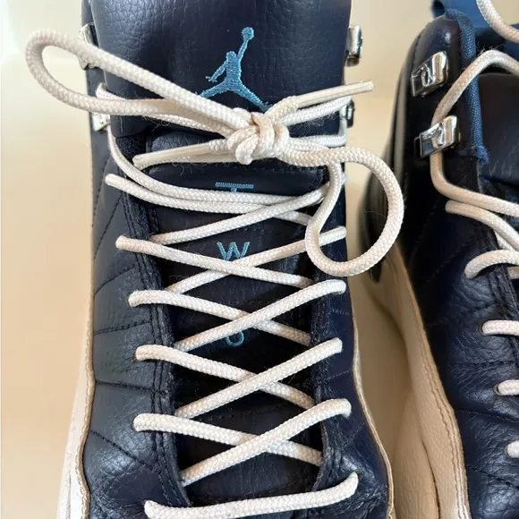 Air Jordan Retro 12 Obsidian Indigo Blue-7Y