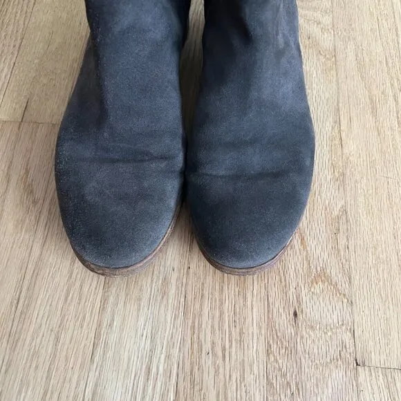 Alberto Fermani Brown Suede Pull-On Ankle Boots Women's Size 40