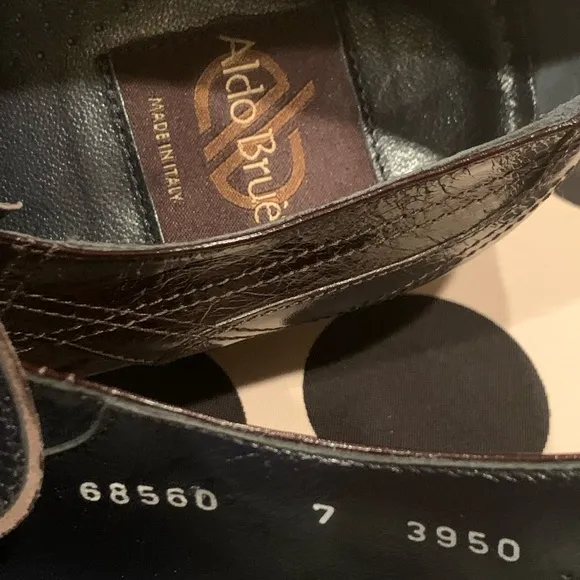 Aldo Brue leather shoes size 7Made in ItalyUsed once (as seen on the soles)