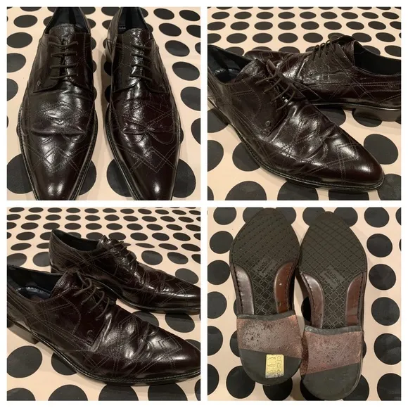 Aldo Brue leather shoes size 7Made in ItalyUsed once (as seen on the soles)
