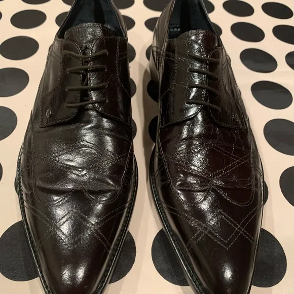Aldo Brue leather shoes size 7Made in ItalyUsed once (as seen on the soles)
