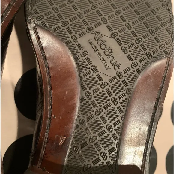 Aldo Brue leather shoes size 7Made in ItalyUsed once (as seen on the soles)