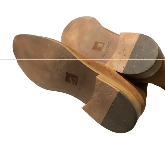 Aldo Suede Chelsea Boots Tan Suede Men's 10 (1714-KP)