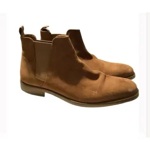 Aldo Suede Chelsea Boots Tan Suede Men's 10 (1714-KP)