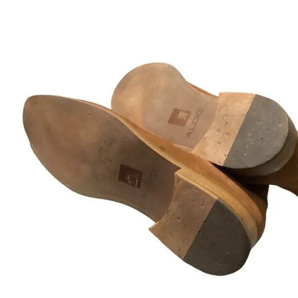 Aldo Suede Chelsea Boots Tan Suede Men's 10 (1714-KP)