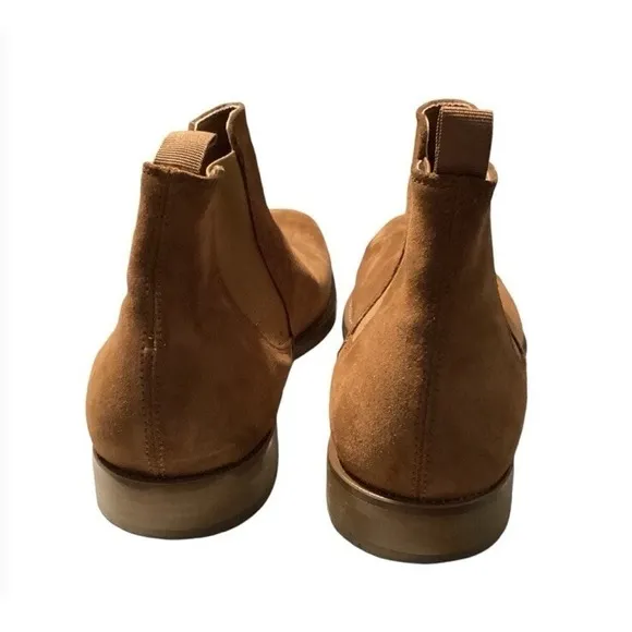 Aldo Suede Chelsea Boots Tan Suede Men's 10 (1714-KP)
