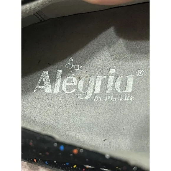Alegria Dayna Sprinkles Womens Size 42‎ DAY-763 Comfort Mary Janes