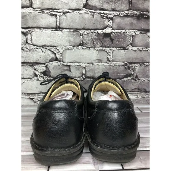 ALEGRIA PG Lite AM-SPO-100 Spock Black Tumbled Leather Oxford Shoes Men Sz 47 EU
