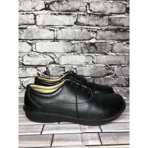 ALEGRIA PG Lite AM-SPO-100 Spock Black Tumbled Leather Oxford Shoes Men Sz 47 EU