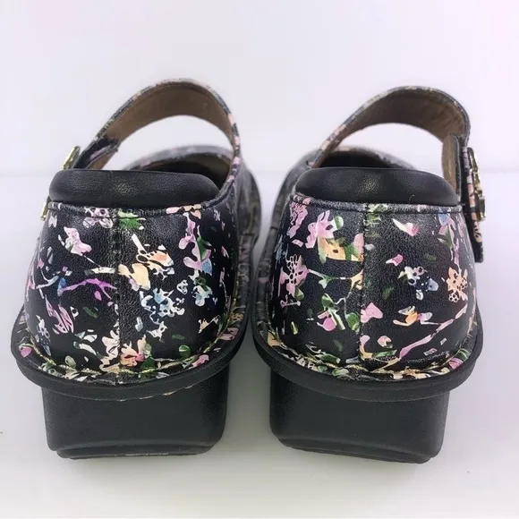 Alegria Women's Paloma Pal-7504 Black Leather Mary Jane Shoes Size 39 (US 8.5-9)