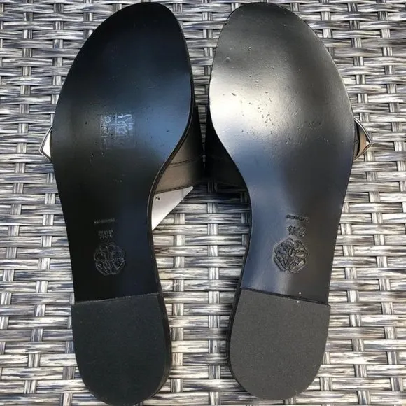 Alexander McQueen Jewel Leather Slide Sandal 36.5