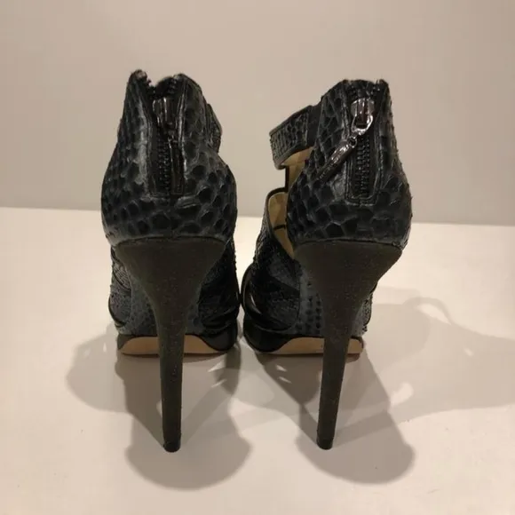 Alexandre Birman New Python Leather Bootie Sandal